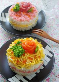 ひな祭りのミニちらし寿司ケーキ、とCBC「ゴゴスマ」出演 育児+おいしいご飯 - ひな祭りのミニちらし寿司ケーキ、とCBC「ゴゴスマ」出演