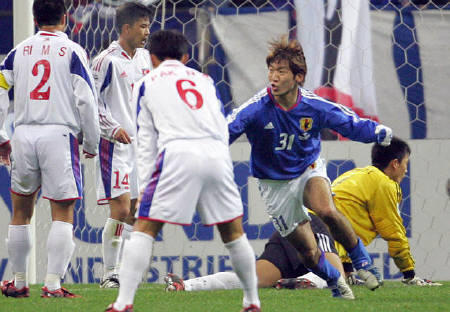 サッカー=日本が北朝鮮に辛勝、大黒が決勝弾