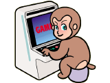 ゲームに夢中
