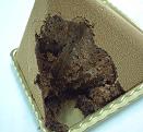 「ピラミッド」の中はこんな風になってます。チョコクリームたっぷり! 『オ・グルニエ・ドール』のケーキその2