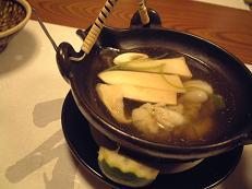 『穂の河』の松茸の土瓶むし 『穂の河』の松茸の土瓶むし