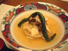 『穂の河』の蒸し物 『穂の河』の蒸し物
