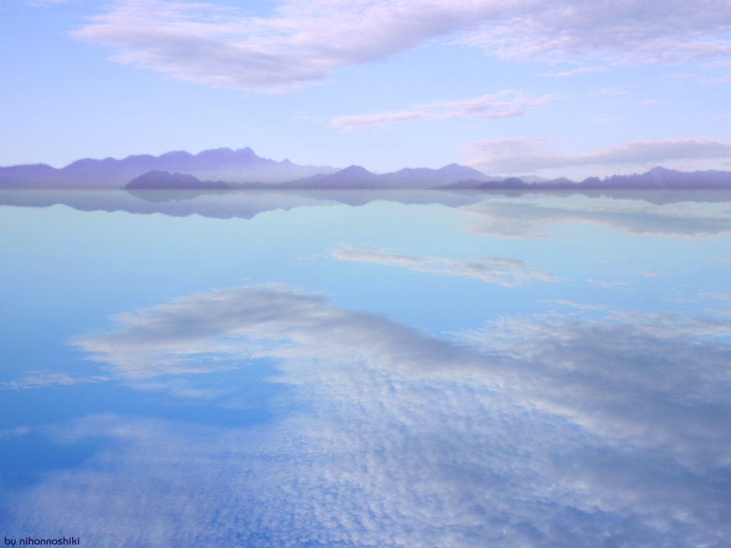 神秘の湖 ワイド壁紙ギャラリー 四季の風景