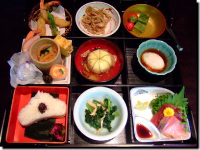 6月11日懐古亭の松花堂弁当(松)