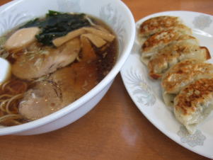 6月29日醤油ラーメンBセット
