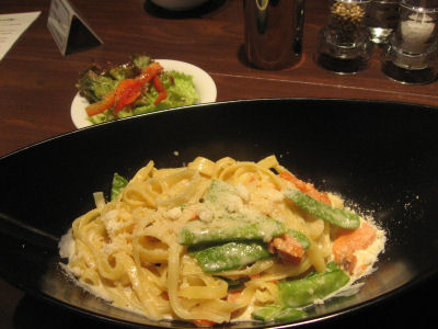 サーモンクリームパスタ♪"