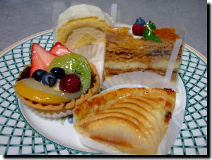 カルフールのケーキ
