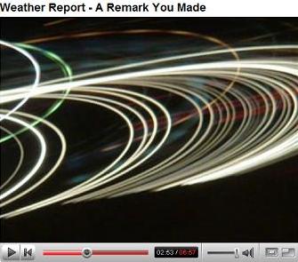 YouTubeのWeather Report - A Remark You Made