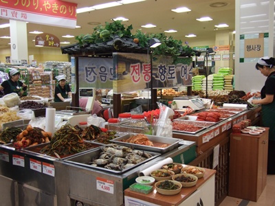 キムチ売り場