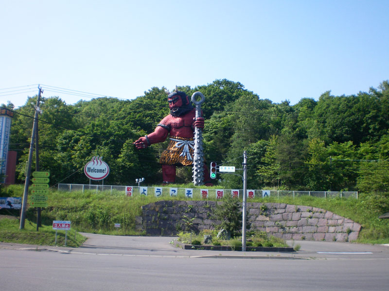 歓迎鬼像は今日もお客様をお出迎え！(*^-^*)