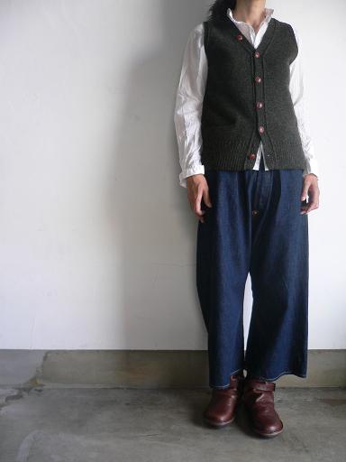 KAPITAL 12ozデニムセルビッチ HAKAMAパンツ