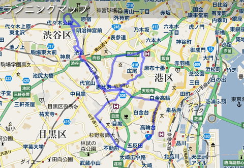 ランニング・コースマップ