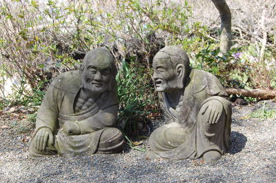 羅漢像打ち合わせ中