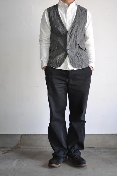 STILL BY HAND/スティルバイハンド Linen Vest