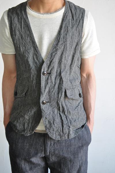 STILL BY HAND/スティルバイハンド Linen Vest