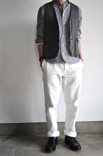 STILL BY HAND/スティルバイハンド Linen Vest