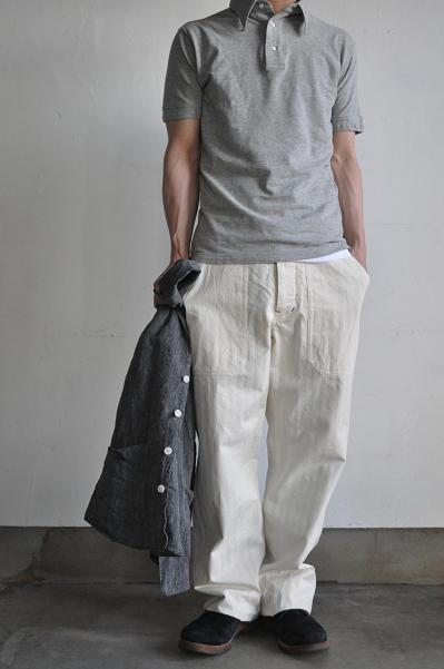 HAVERSACK/ハバーサック コットンリネンポロ
