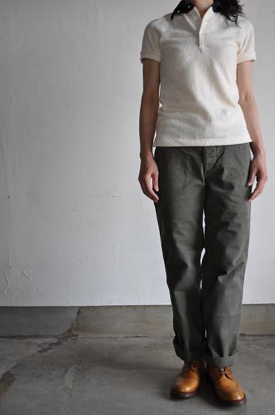 GARMENT REPRODUCTION OF WORKERS RESEARCH & DEVELOPEMENT 1930'S French Work Trousers Modified<br />
