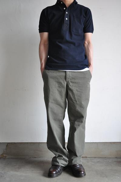 HAVERSACK/ハバーサック Round Collar Polo Shirt