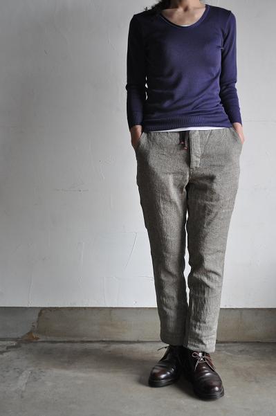 Ordinary fits L/S Herringbone Easy Pants
