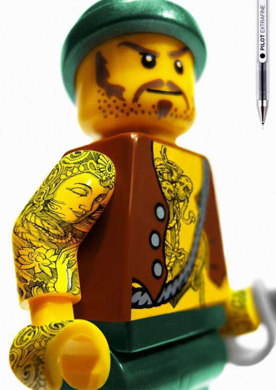 swedish tattoos. Tattooed LEGOs