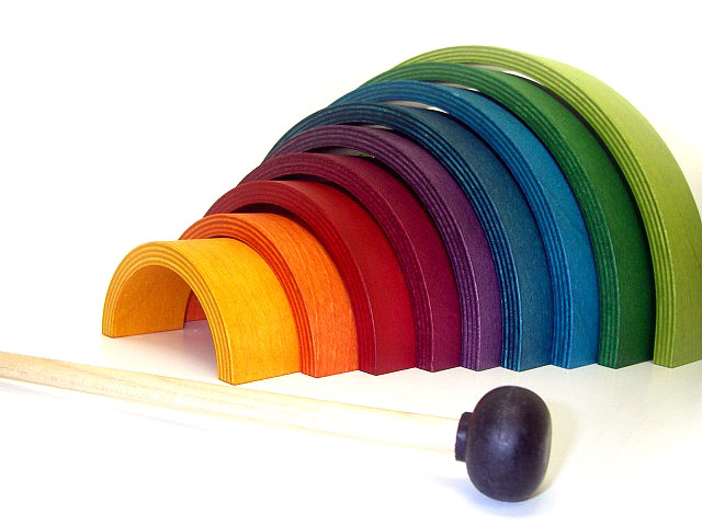 ネフ社の積み木　虹