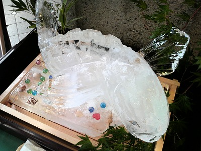 <b>福井県</b>・<b>あわら温泉</b> 板前日記 : 氷彫刻パート２～