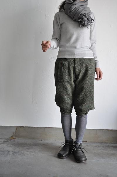 HAVERSACK/ハバーサック レディースパンツHerringbone Tweed 5/5-Pants<br />