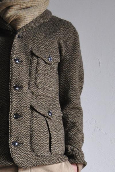 HAVERSACK/ハバーサック Knit Tweed Cardigan JK