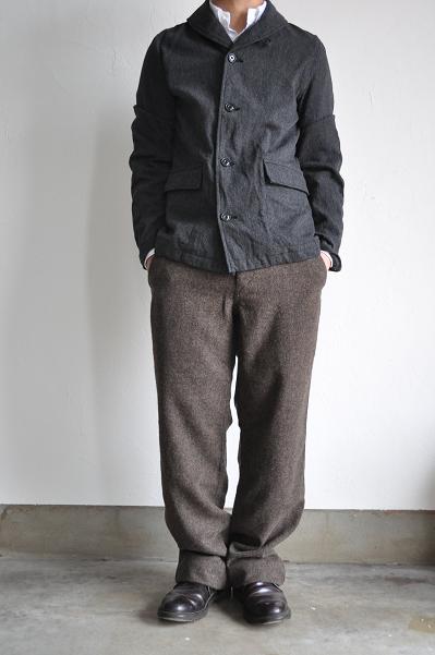 STILL BY HAND/スティルバイハンド ショールカラーカバーオール