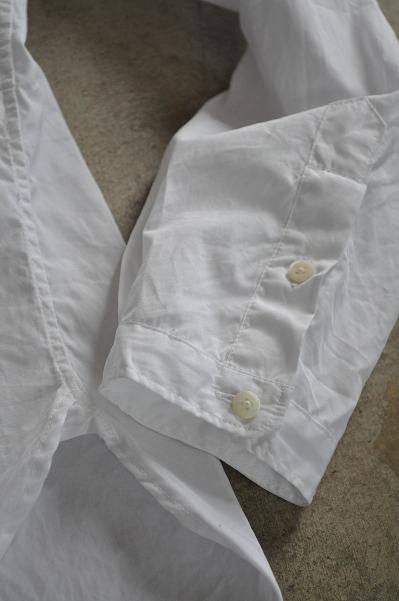 STYLE CRAFT WARDROBE/スタイルクラフト ワードローブ SHIRTS #2 Cotton White/コットン スタンドシャツ