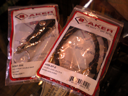 AKER LEATHER WALLET CHAIN & KEY STRAP & LEATHER BELT
