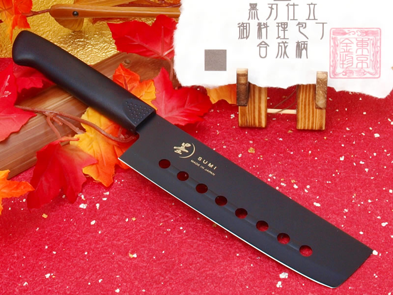 Japanese Yanagi Deba Santoku Nakiri chef knife Black SS eBay
