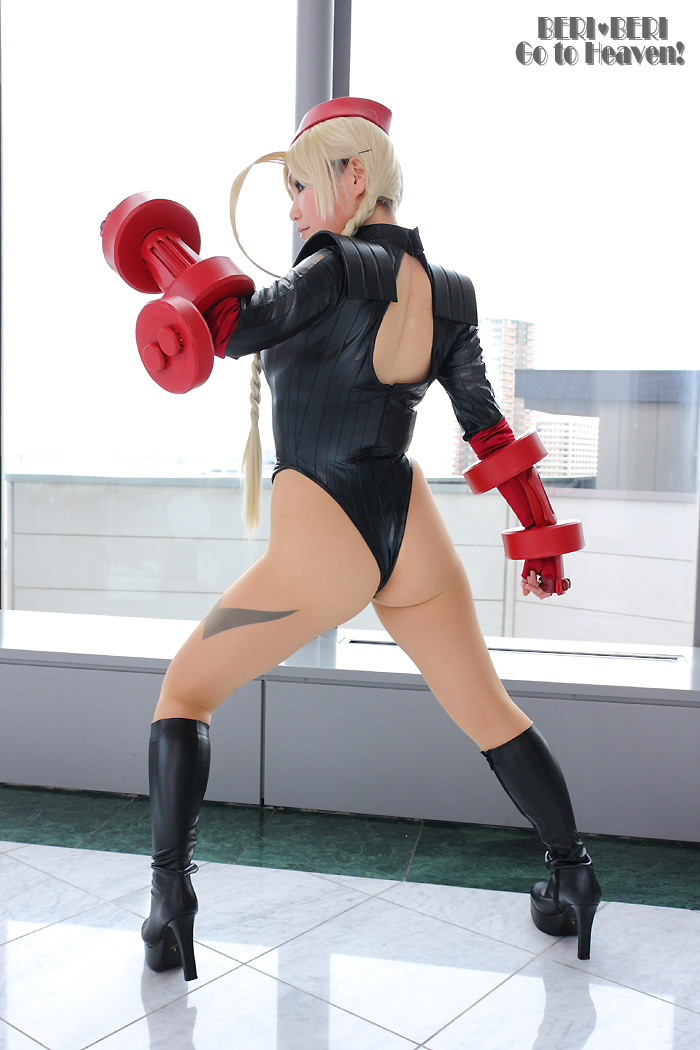 Ass Blonde Hair Bodysuit Boots Cammy White Cosplay