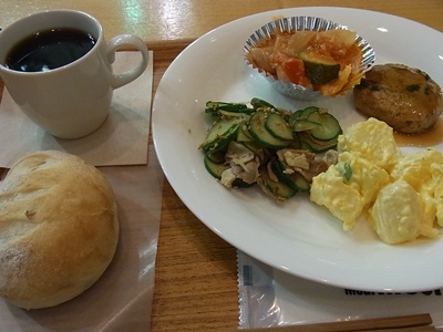 「MUJI」で夕食