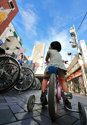 中原フォトコンテスト　優秀賞作品　風景変わるのかな　市川毅さん　武蔵小杉駅前で撮影