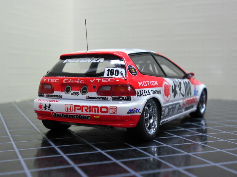 出光 Motion 無限 Civic 100 Jtc 1993 Modelcar S Junkie