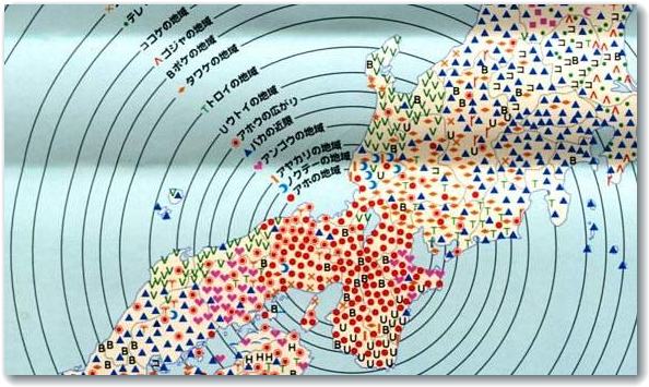 アホ・バカ分布図 JapaneseClass.jp