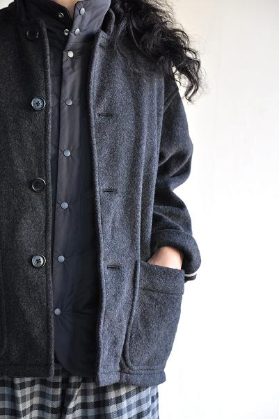 <br />
STYLE CRAFT WARDROBE/スタイルクラフトワードローブ <br />
COAT #9(Wool Charcoal)