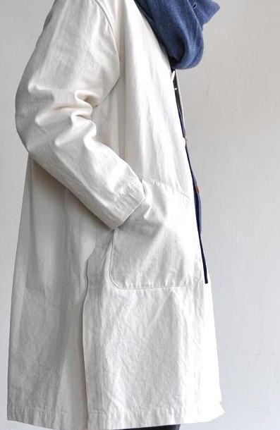<br />
jujudhau/ズーズーダウ WORK COAT(CANVAS NATURAL)/ワークコート