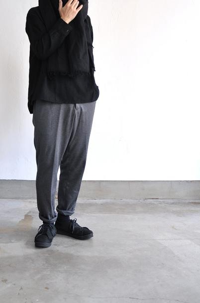 jujudhau/ズーズーダウ シャツ/COLLARED SHIRTS(W/C BLACK)