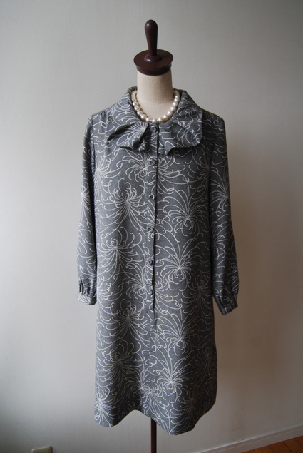 着物リメイク・羽織から変形襟チュニック : harico couture
