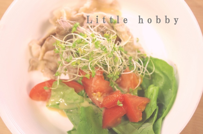 夏にぴったり！野菜たっぷり豚しゃぶサラダ - Little hobby