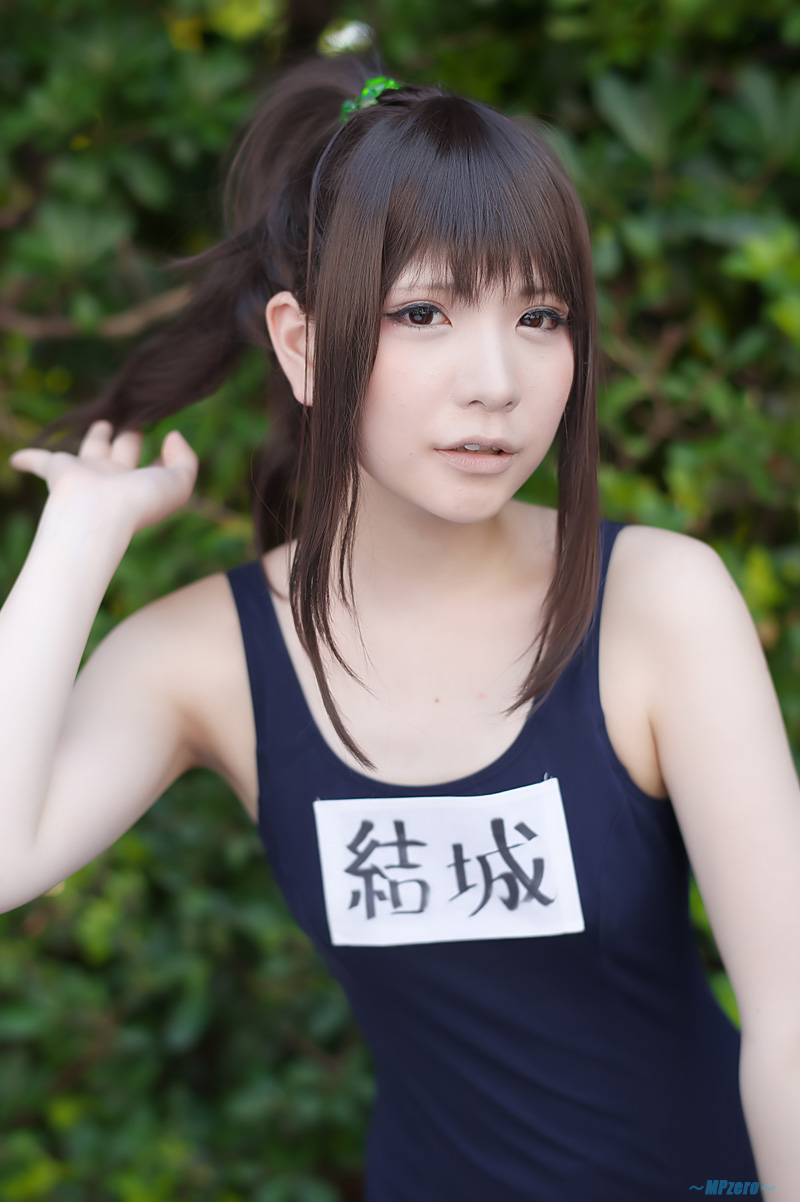 Cosplay Ponytail School Swimsui