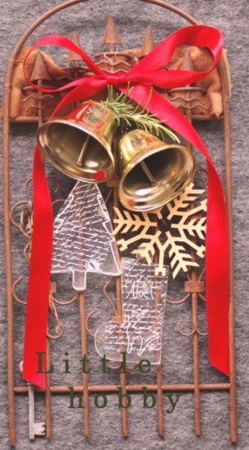 クリスマスのドア飾り　2015 - Little hobby