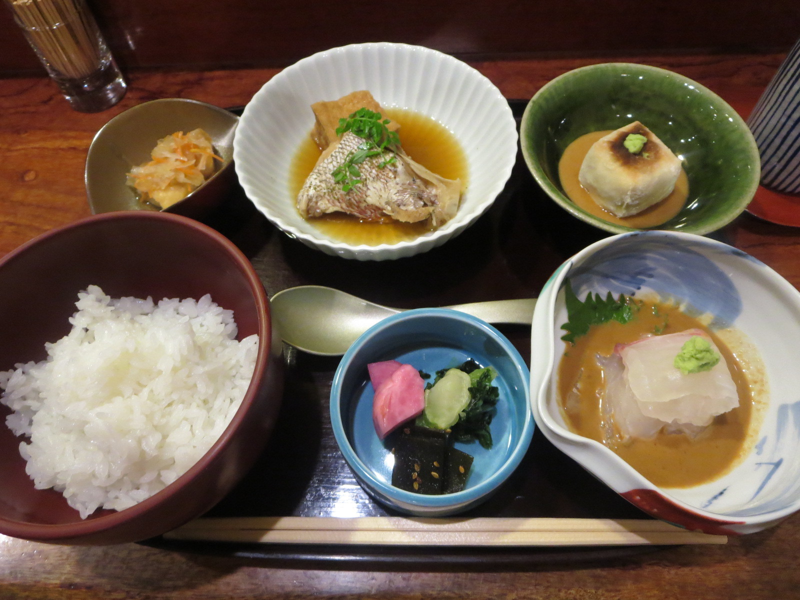 鯛茶漬け膳