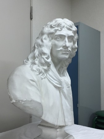石膏像 モリエール胸像 H．85cm