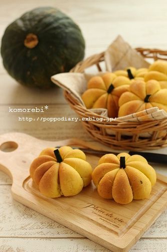 かぼちゃパン、収穫です(^^♪ - komorebi*