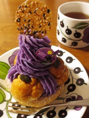 紫芋と南瓜のサントノーレ♪ - la la la kitchen 2 ♪