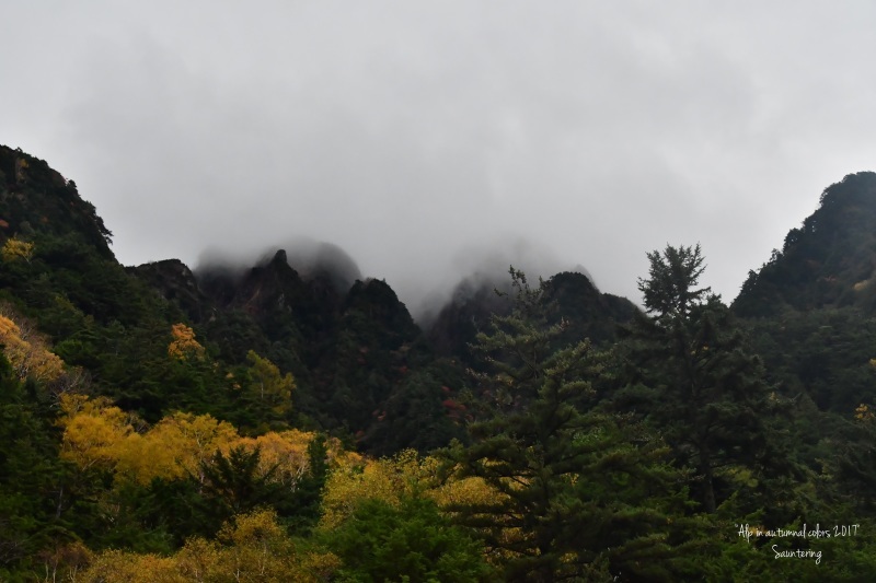 Moutain in autumnal colors 序 - Sauntering　